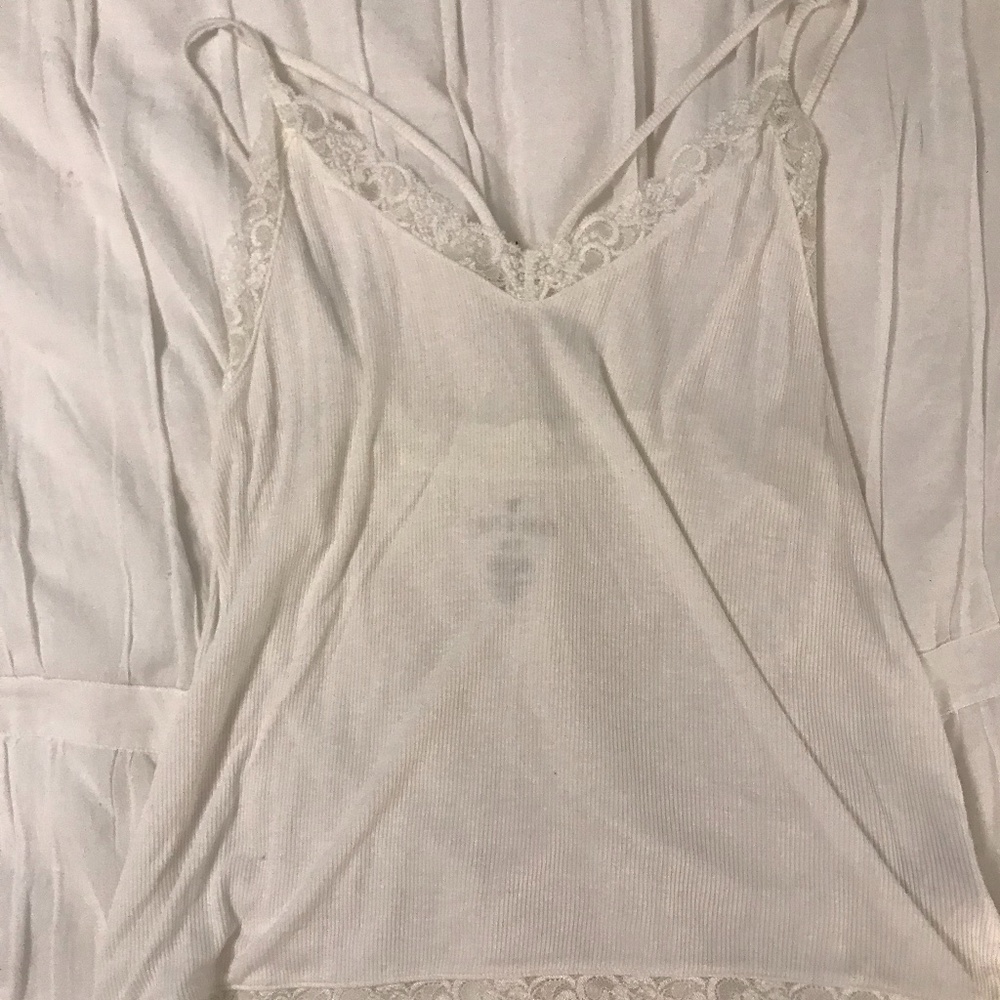 White Lacy Cami